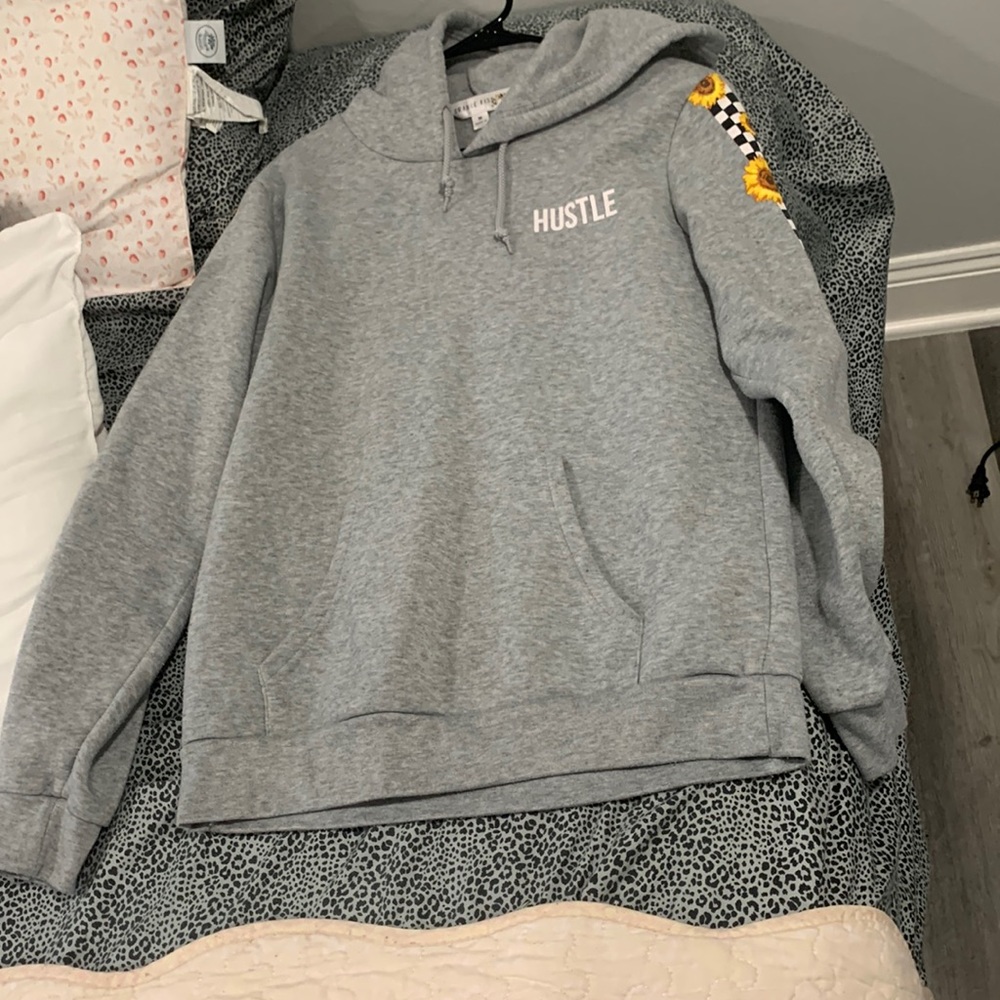 brand new gray hoodie